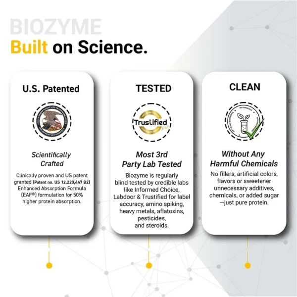 MuscleBlaze Biozyme Performance Whey Protein Powder, Chocolate Hazelnut (2kg / 4.4lbs) | 25g Protein Per Scoop | Clinically Tested 50% Higher Protein Absorption - Image 5